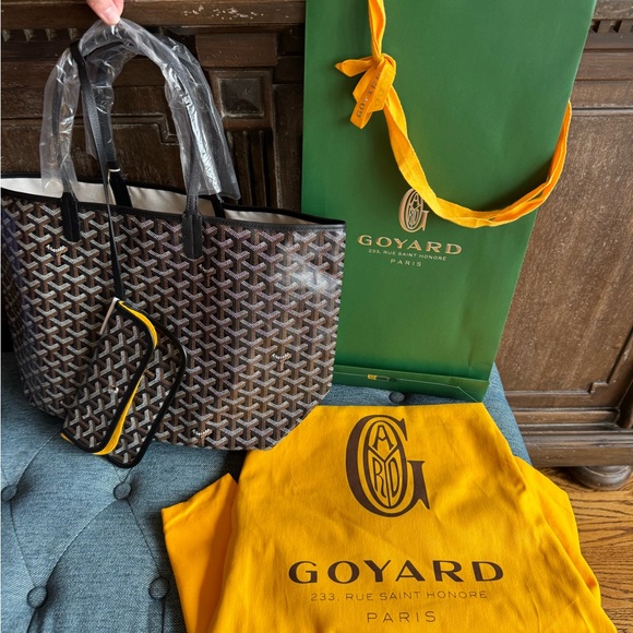 Goyard Saint Louis PM Tote - Black and Brown new with tags, authentic! - Picture 5 of 5